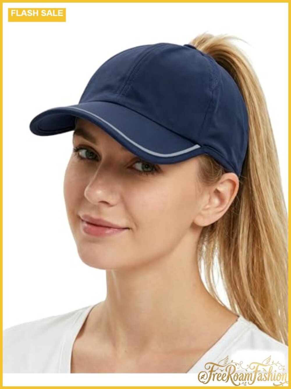 Women's Ponytail Baseball Cap UPF50 Waterproof Quick-Dry Running Hat